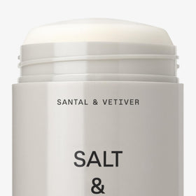 Salt & Stone Deodorant Santal & Vetiver lifestyle shot