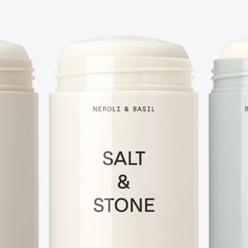 Salt & Stone Deodorant Trio Set with three sticks displayed