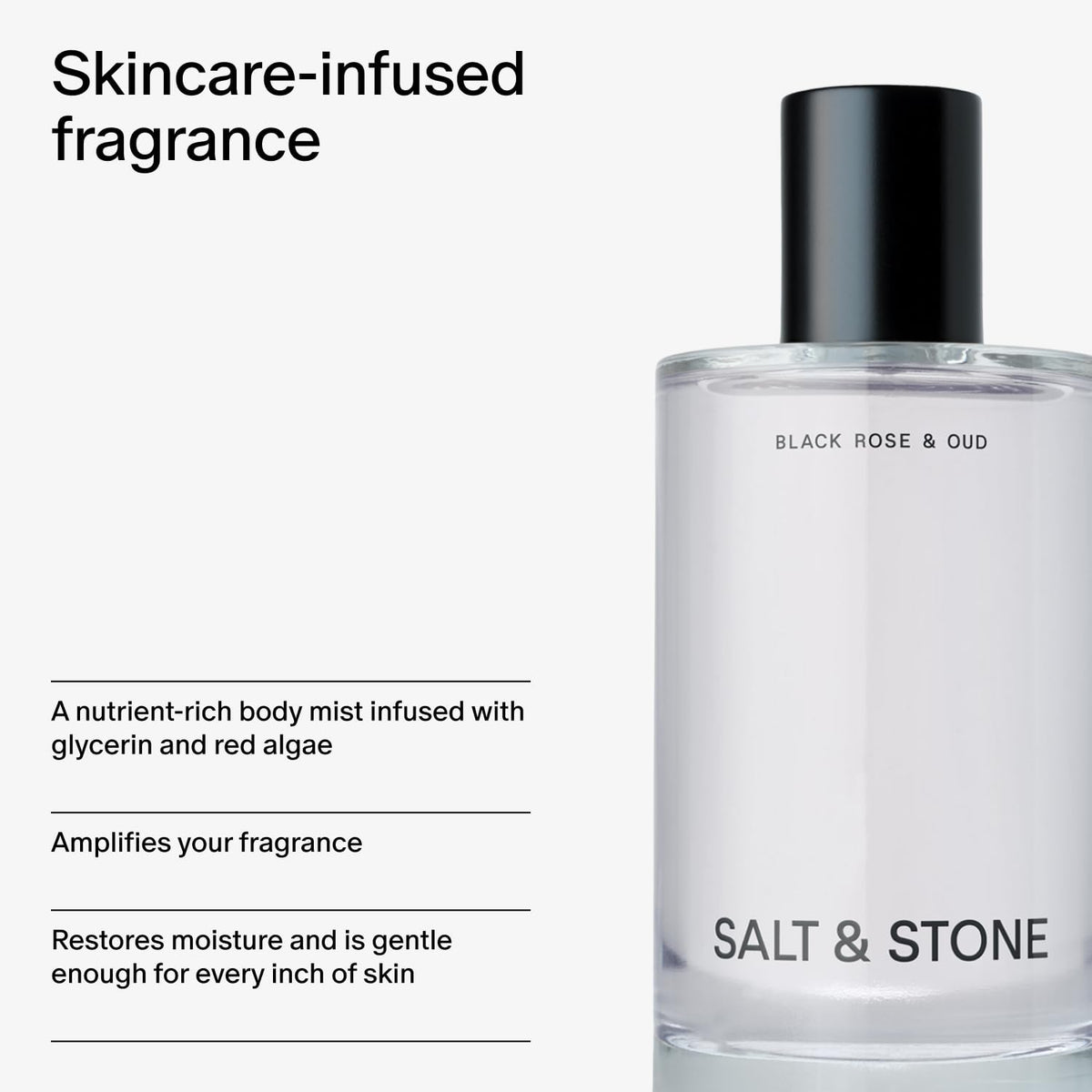 Salt & Stone Hair & Body Mist Black Rose & Oud lifestyle scene