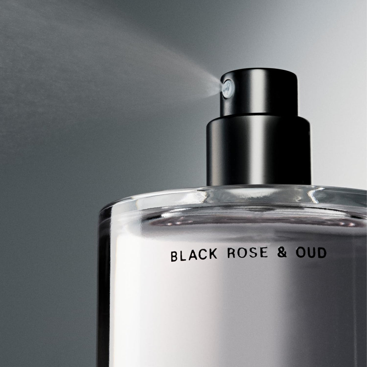 Salt & Stone Hair & Body Mist Black Rose & Oud with flowers