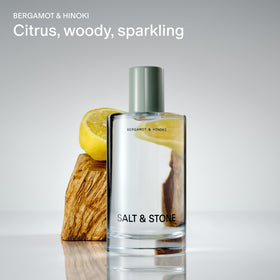 Salt & Stone Hair & Body Mist bottle side view