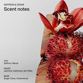 Salt & Stone Hair & Body Mist Saffron & Cedar lifestyle scene