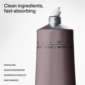 Salt & Stone Hand Cream Black Rose & Oud application on hands