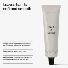 Salt & Stone Hand Cream Santal & Vetiver texture close-up