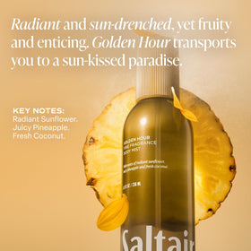 Saltair Body Mist Golden Hour lifestyle scene