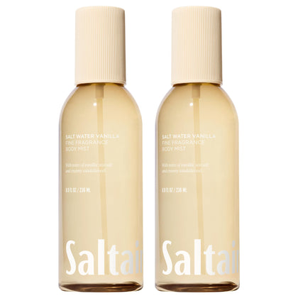 Saltair Body Mist Salt Water Vanilla front view 8 oz bottle