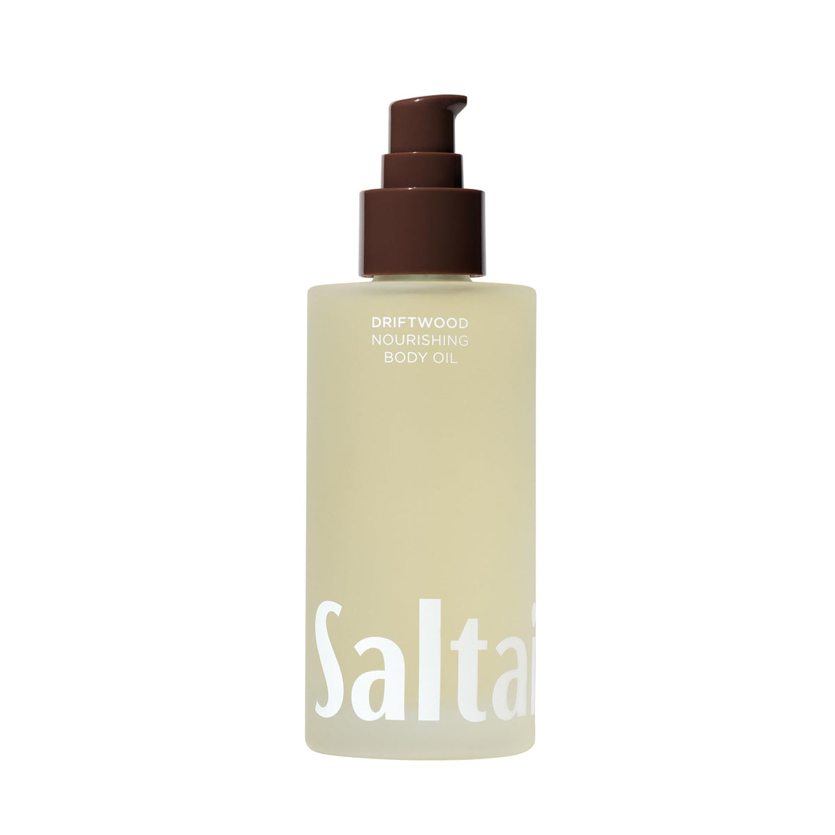 Saltair Body Oil 4 fl oz front view with driftwood scent