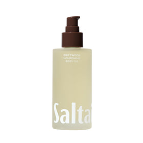 Saltair Body Oil 4 fl oz front view with driftwood scent