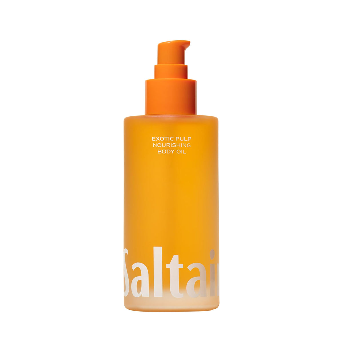 Saltair Body Oil 4 fl oz front view with tropical design
