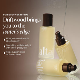 Saltair Body Oil 4 fl oz on a bathroom counter