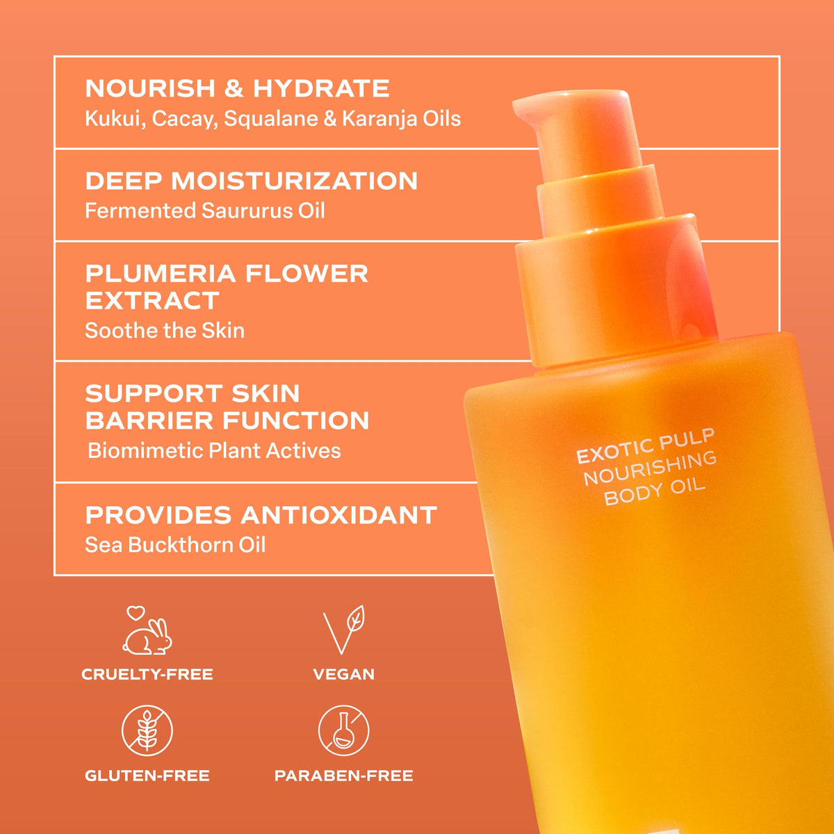 Saltair Body Oil being applied to skin after shower