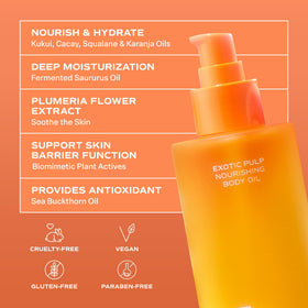 Saltair Body Oil being applied to skin after shower
