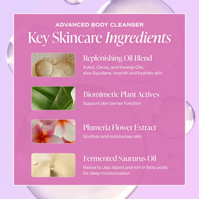 Saltair Body Oil Island Orchid with hands applying