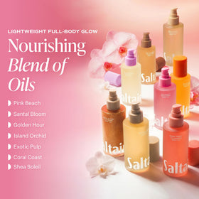 Saltair Body Oil Pink Beach with coconut and vanilla notes