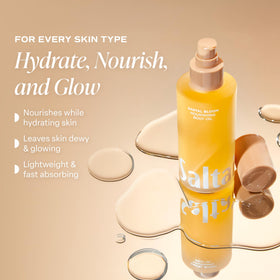 Saltair Body Oil Santal Bloom on wooden surface