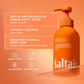 Saltair Body Wash 2-Pack displayed on a bathroom shelf