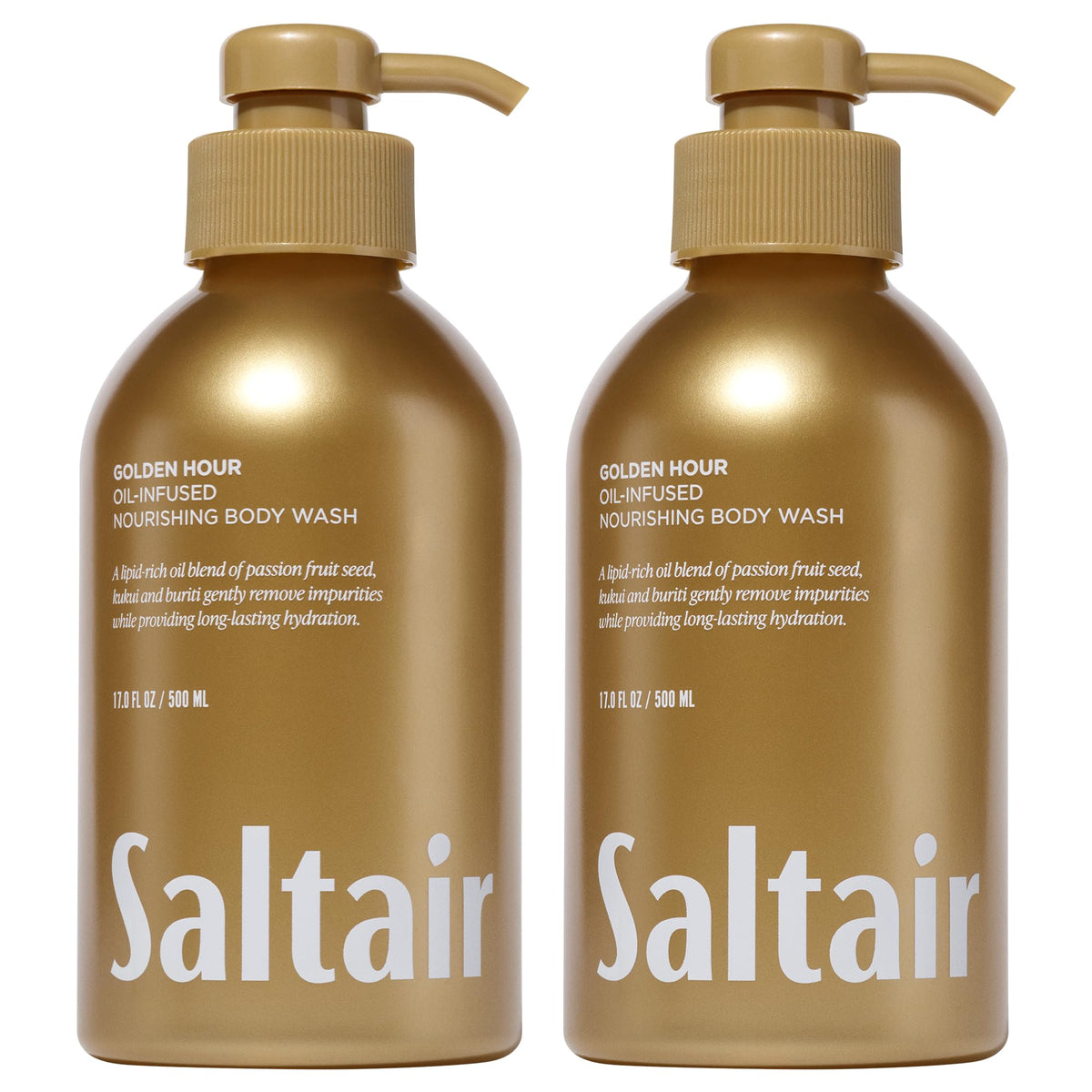Saltair Body Wash 2-Pack Golden Hour 17oz front view