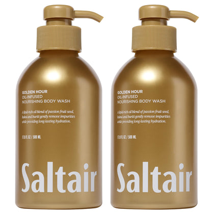 Saltair Body Wash 2-Pack Golden Hour 17oz front view