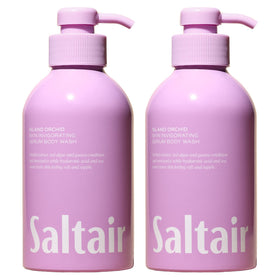 Saltair Body Wash 2-Pack Island Orchid 17oz bottles front view
