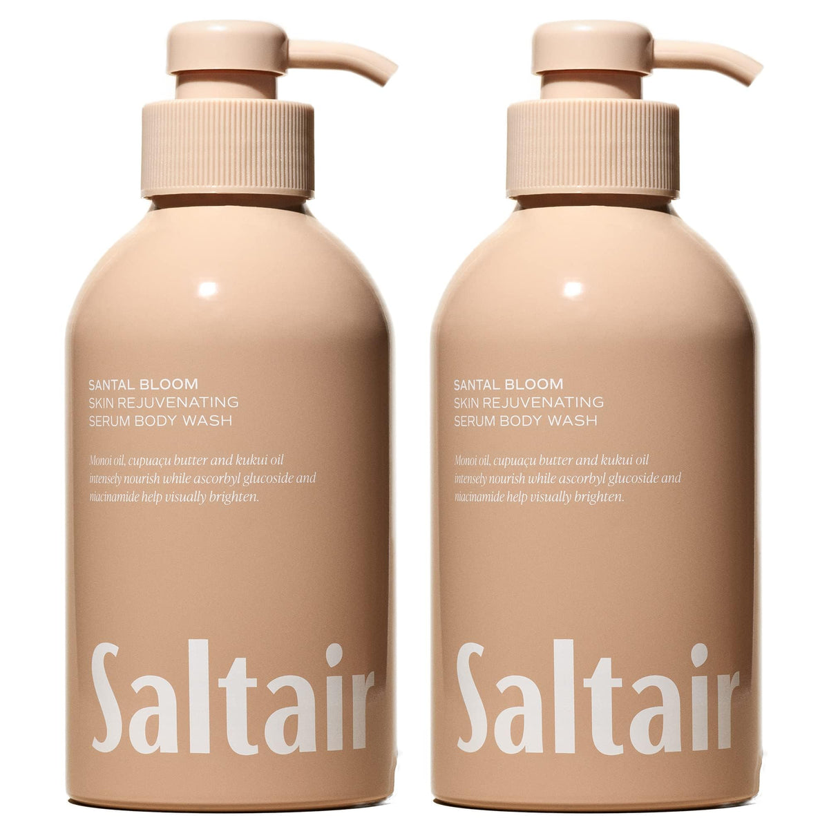 Saltair Body Wash 2-Pack Santal Bloom front view of packaging