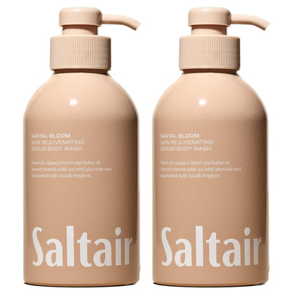 Saltair Body Wash 2-Pack Santal Bloom front view of packaging
