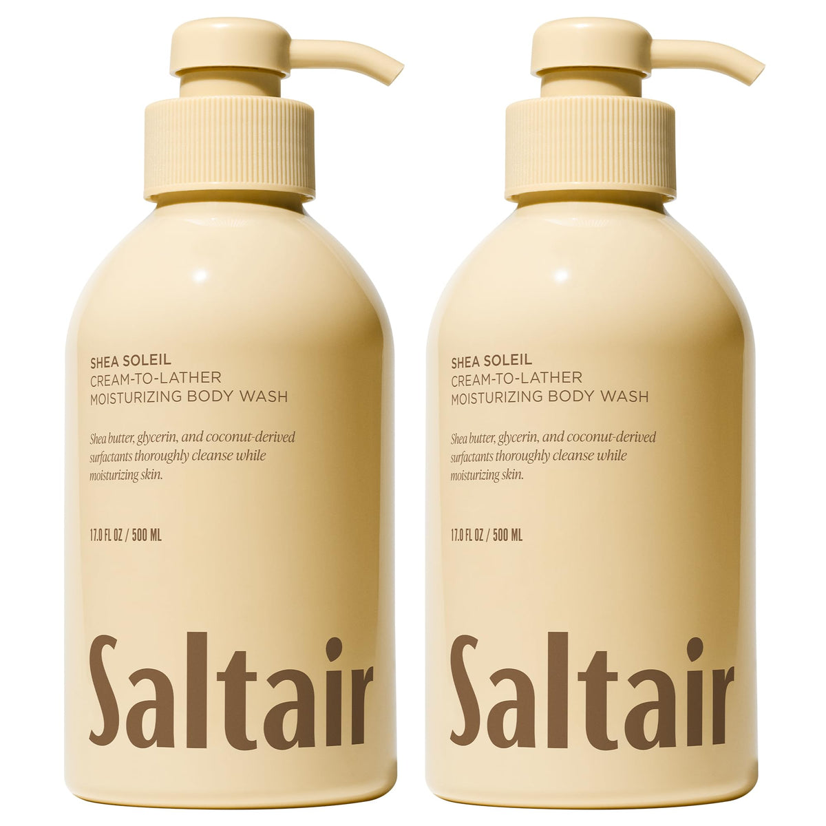 Saltair Body Wash 2-Pack Shea Soleil 17oz front view