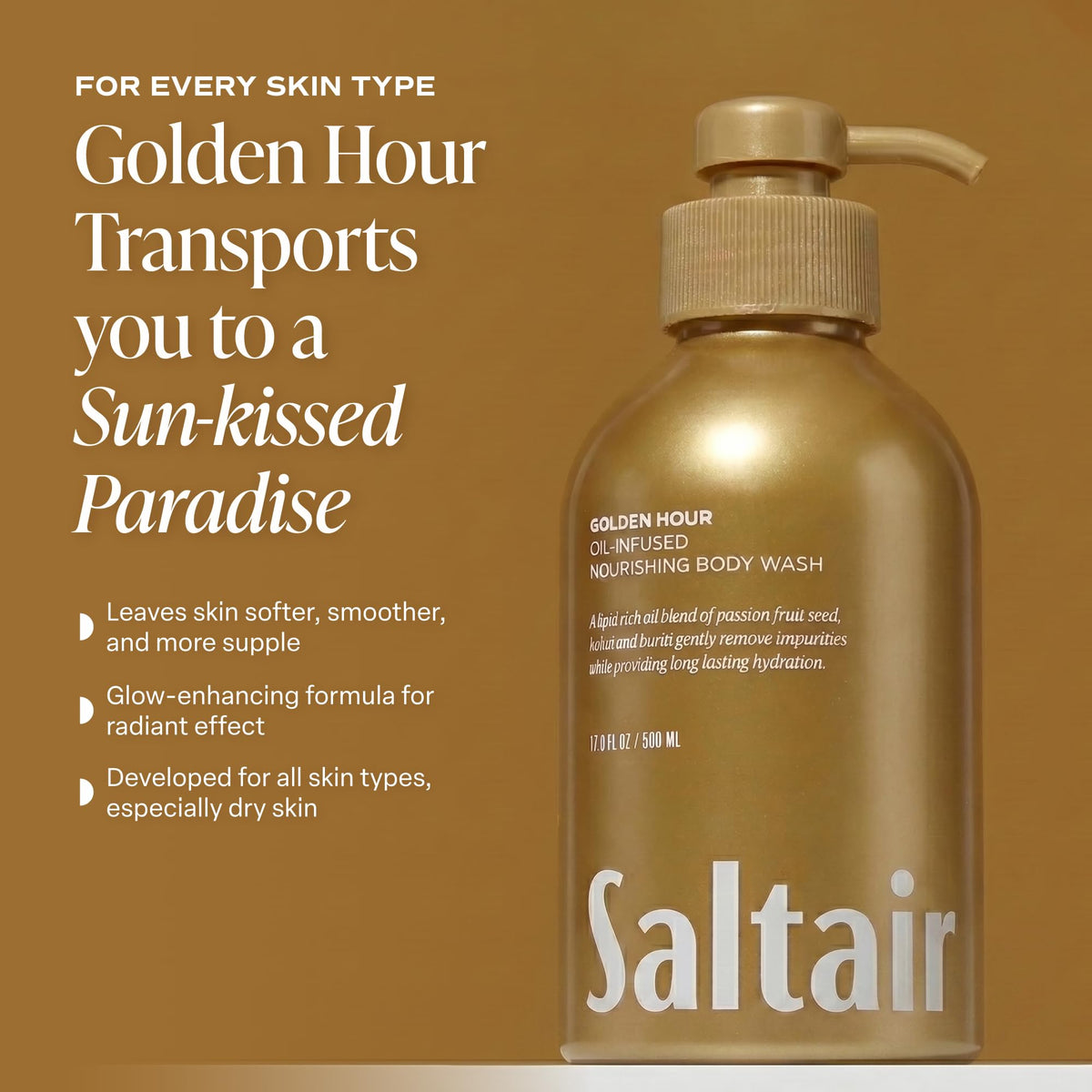 Saltair Body Wash 2-Pack with tropical fruits
