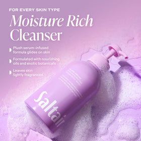 Saltair Body Wash ingredients list on packaging