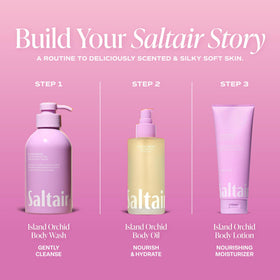 Saltair Body Wash Island Orchid 2-pack with pump bottles