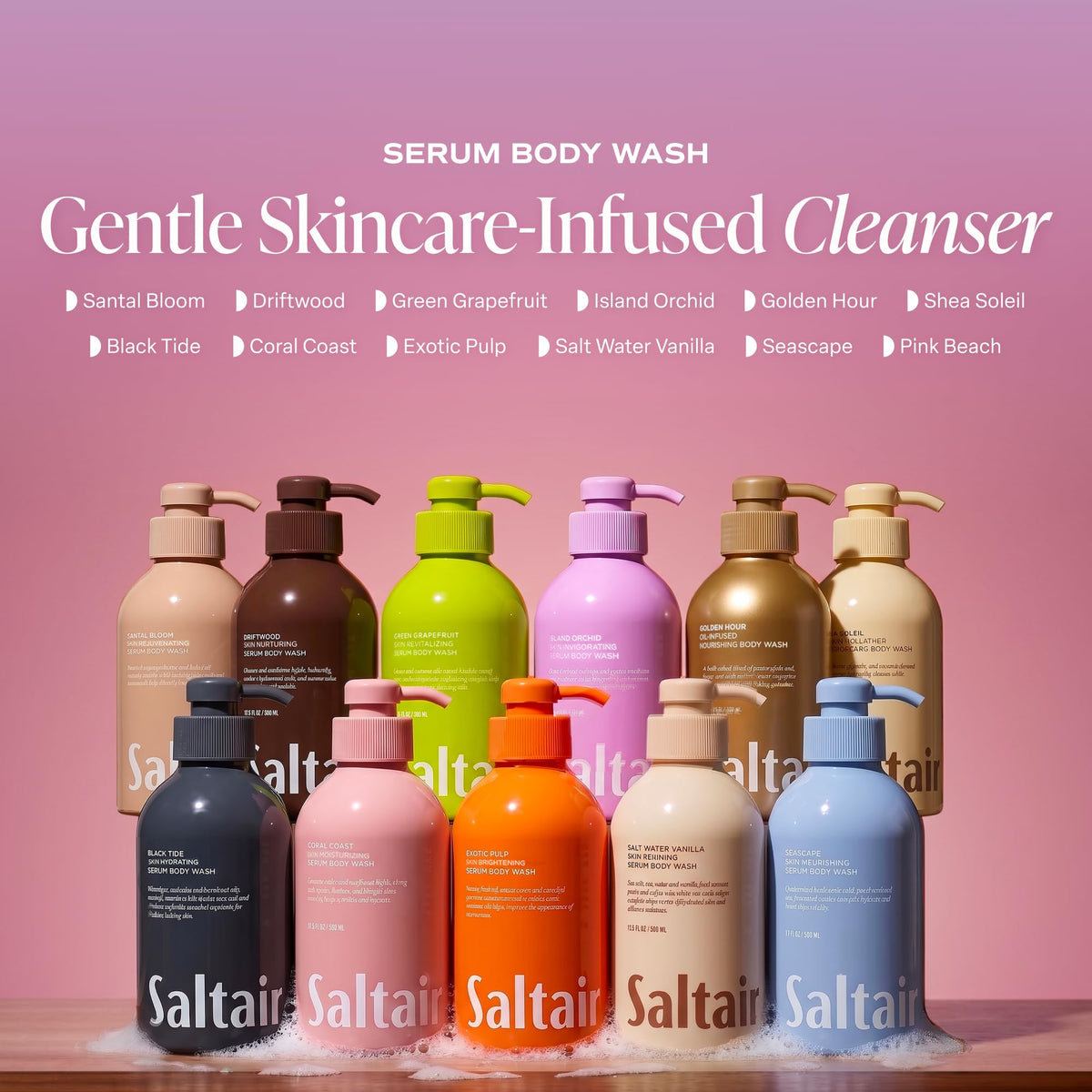 Saltair Body Wash Island Orchid lather demonstration