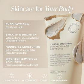 Saltair KP Body Scrub in a bathroom setting