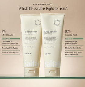 Saltair KP Body Scrub packaging side view