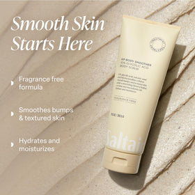 Saltair KP Body Scrub with natural ingredients around