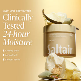 Saltair Multi-Lipid Body Butter 10 oz side view
