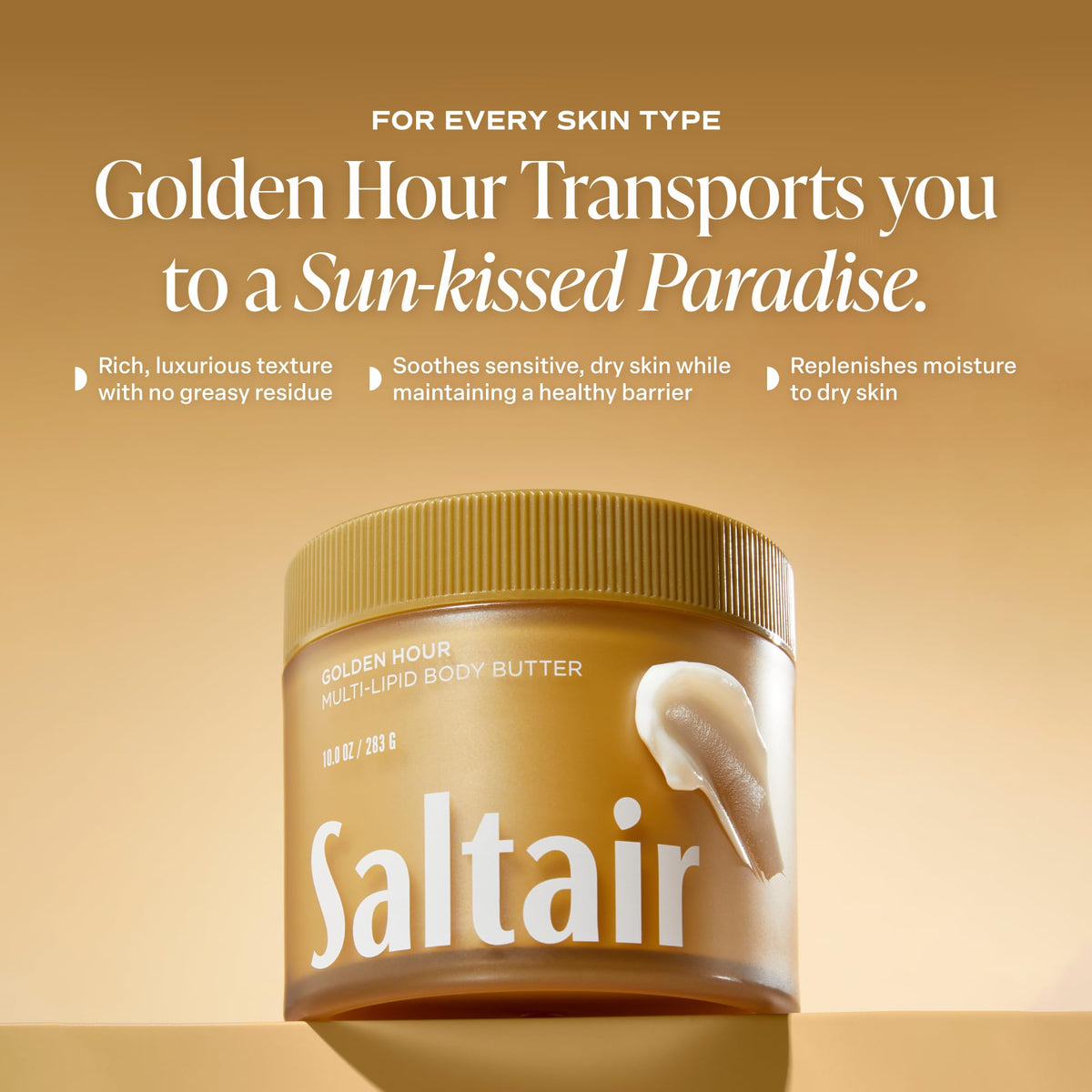 Saltair Multi-Lipid Body Butter 10 oz with coconut and pineapple ingredients