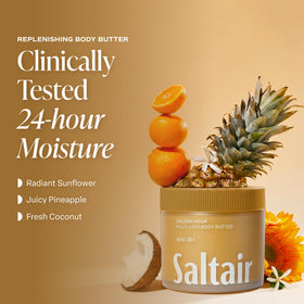 Saltair Multi-Lipid Body Butter 10 oz with texture close-up