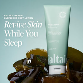 Saltair Retinol Revive Night Lotion texture close-up