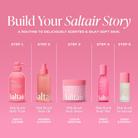 Saltair Serum Deodorant 5% AHA ingredients list