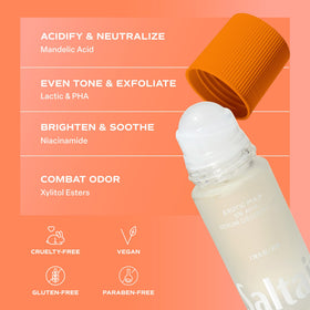 Saltair Serum Deodorant 5% AHA Roll-On back view