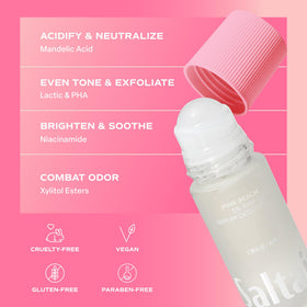 Saltair Serum Deodorant 5% AHA showing ease of application