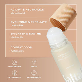 Saltair Serum Deodorant Santal Bloom flat lay