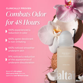 Saltair Serum Deodorant texture on skin