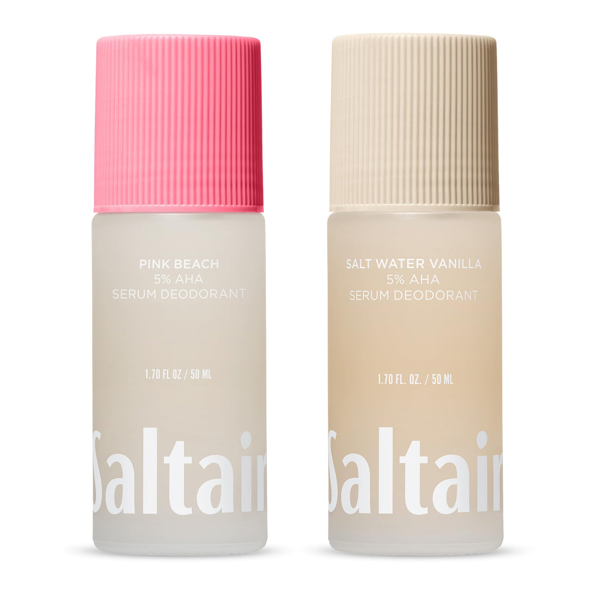Saltair Serum Deodorant Variety Pack with Coconut Vanilla fragrance front view