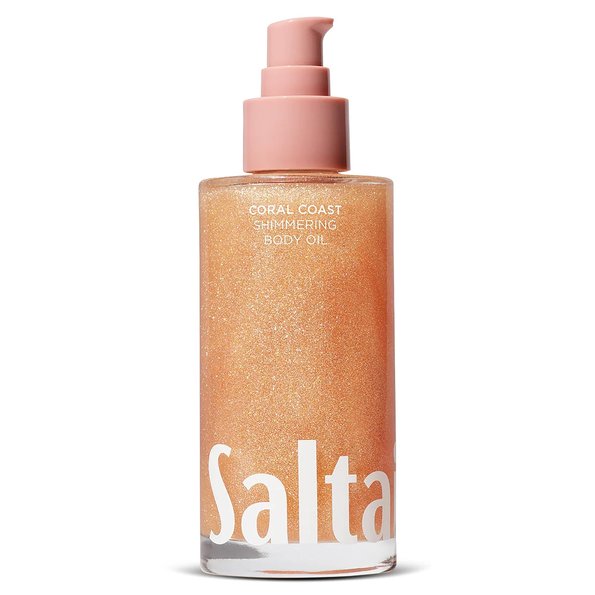 Saltair Shimmering Body Oil 4 fl oz front view with packaging