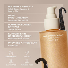 Saltair Shimmering Body Oil lifestyle shot