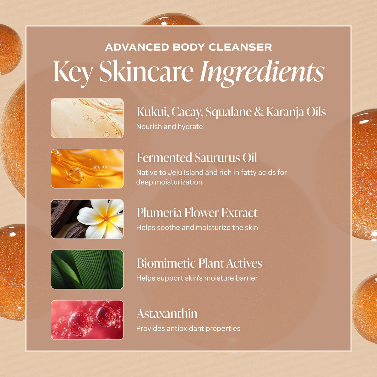 Saltair Shimmering Body Oil Santal Bloom in a hand