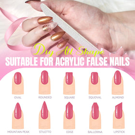 SALVMARY nail file demonstrating double-sided design