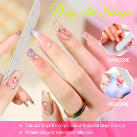 SALVMARY nail file in hand for easy handling