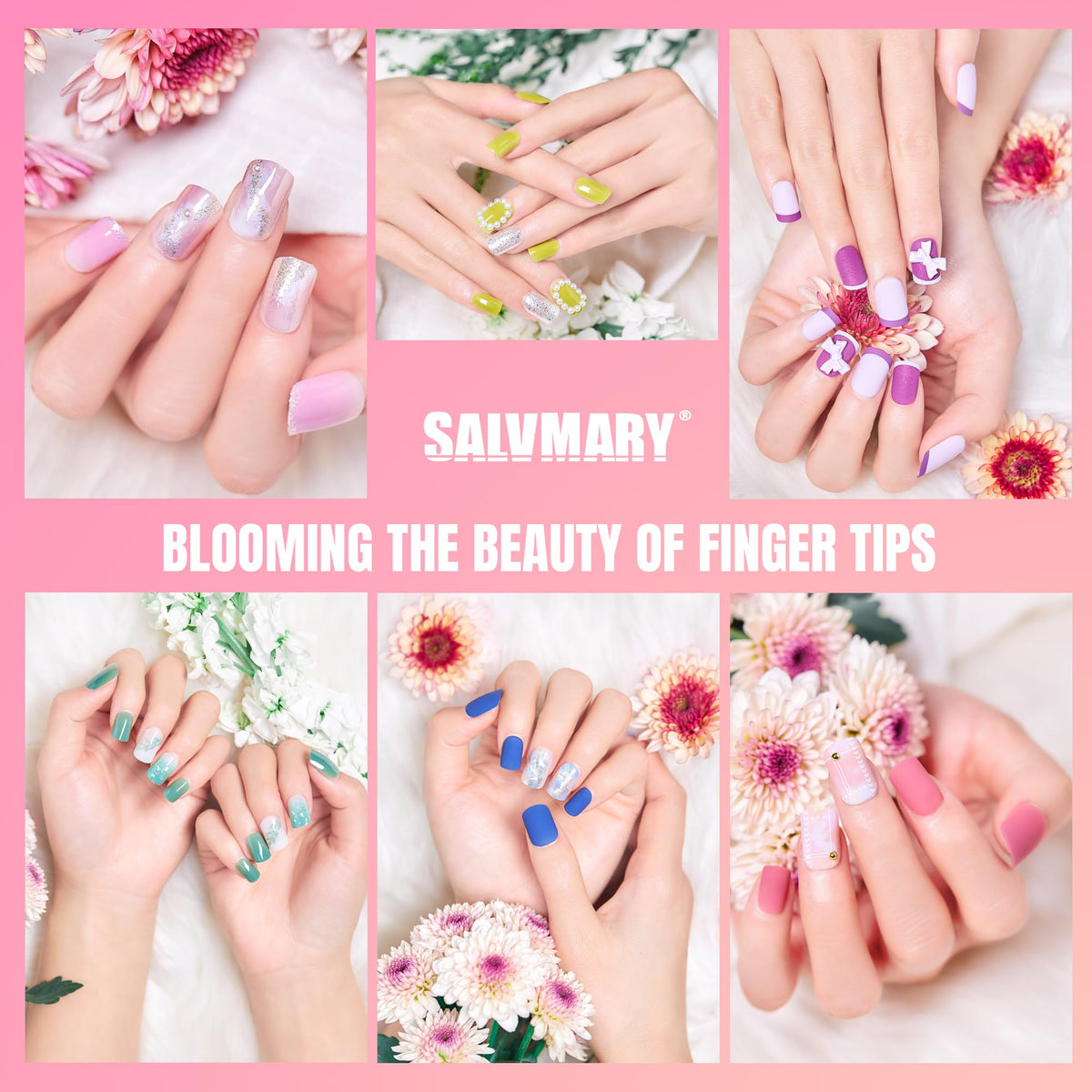 SALVMARY zebra nail files with packaging
