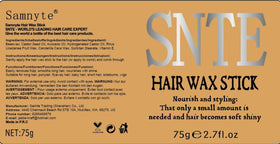 Samnyte Hair Wax Stick in a stylish bathroom setting